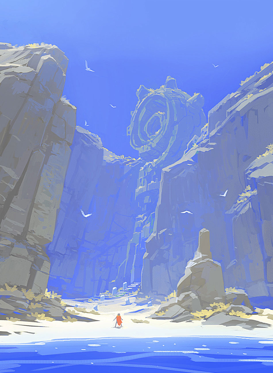 Mysterious Island Art from RiME