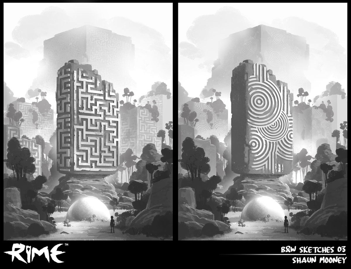 Black and White Sketches from RiME