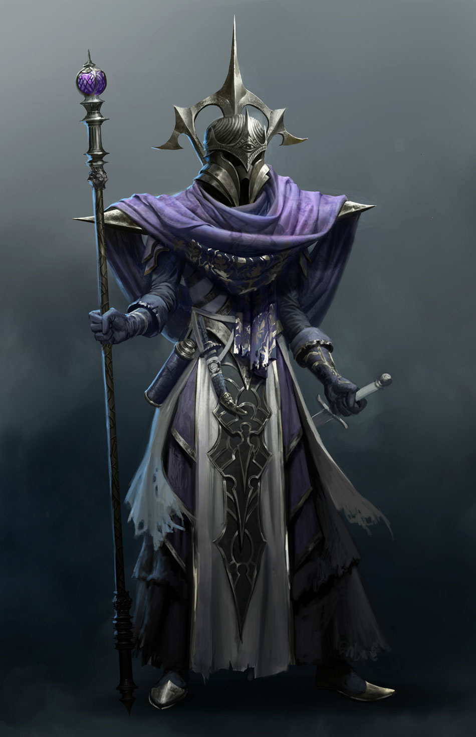 Dark Elf Hero Art from SpellForce 3