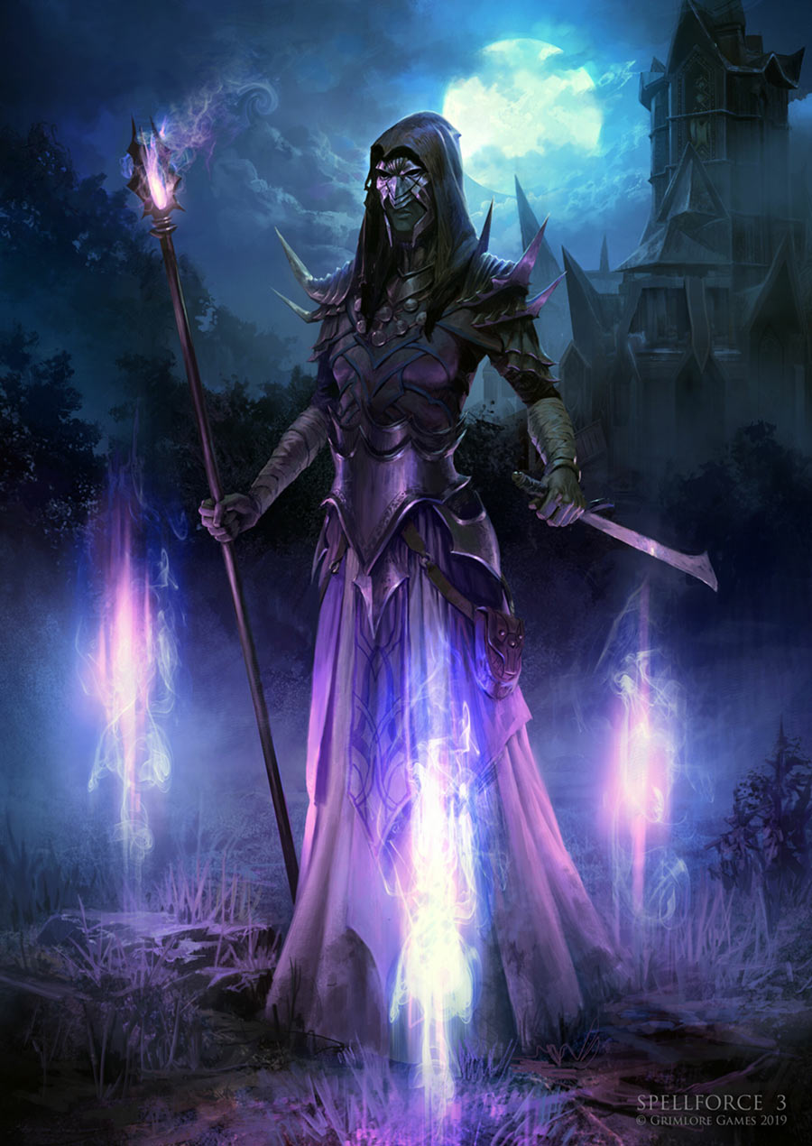 Dark Elf Art from SpellForce 3