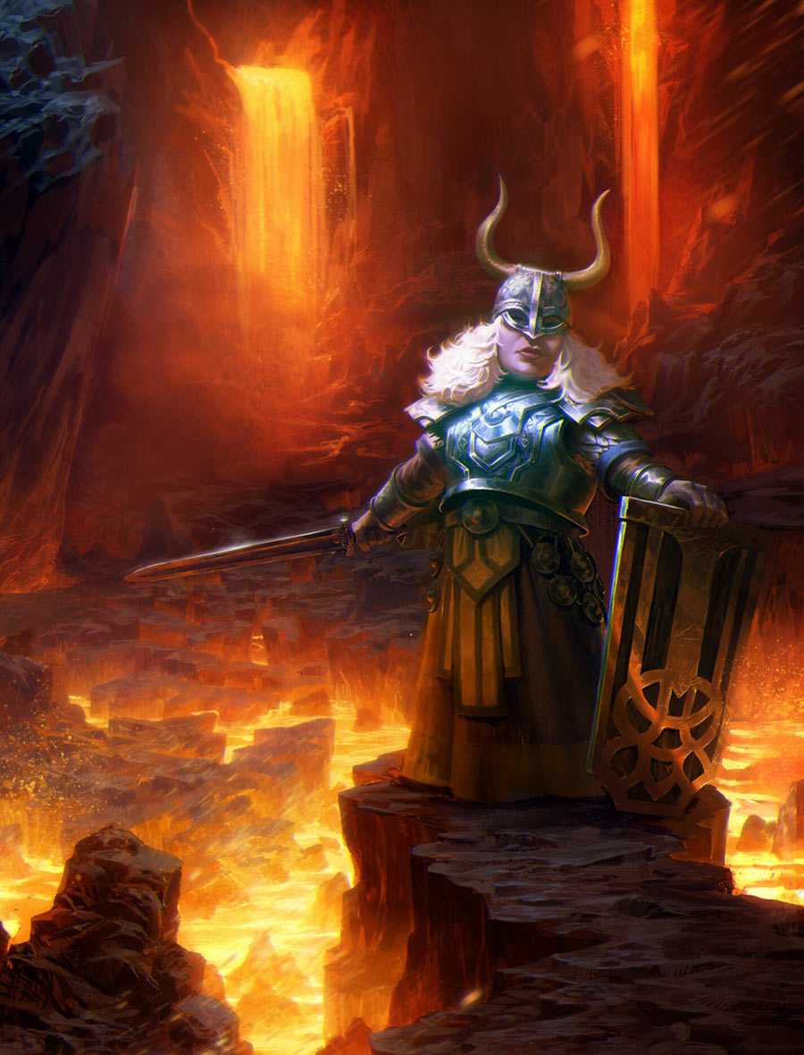 Dwarf Warrior Art from SpellForce 3