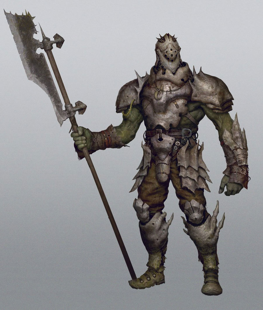 Orc Veteran Art from SpellForce 3