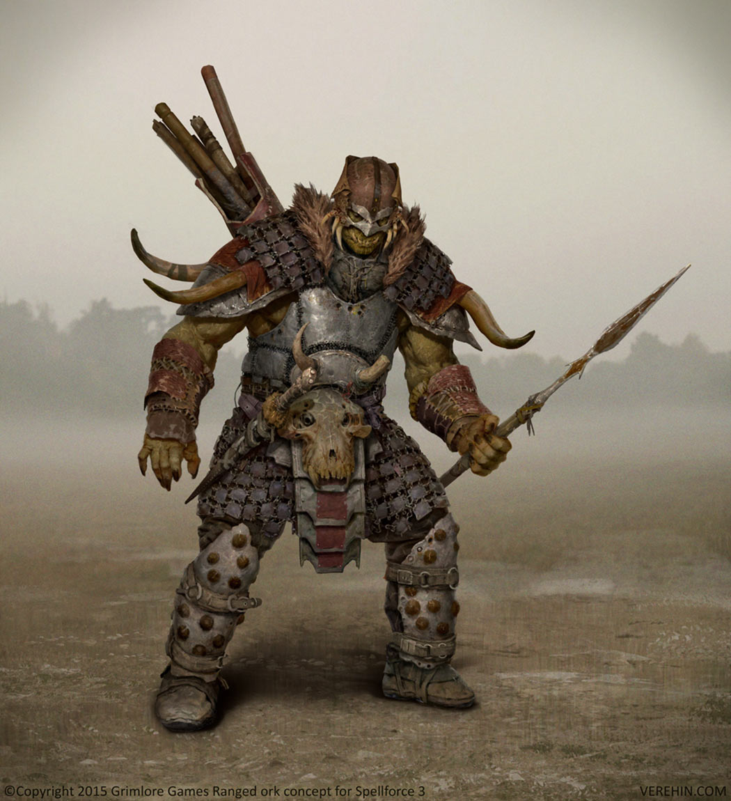Ranged Orc Art from SpellForce 3
