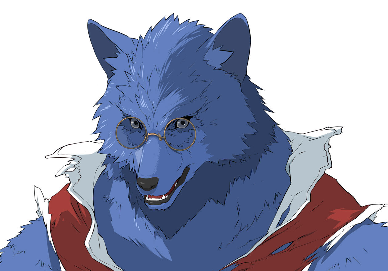 T'nique Wolf Form Art from Star Ocean: First Departure R