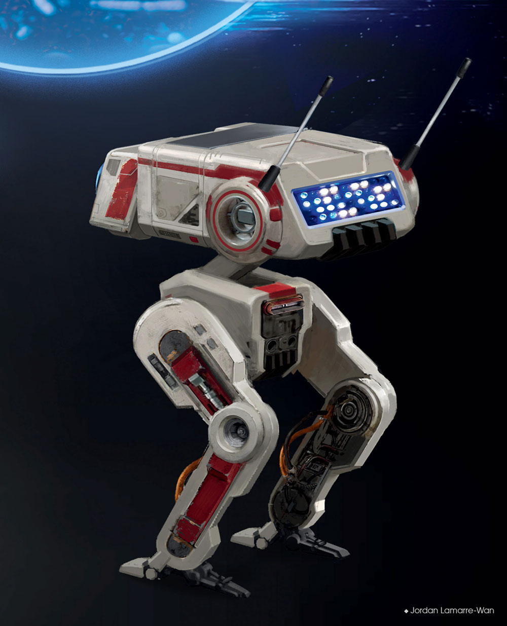 BD-1 Backside Art from Star Wars Jedi: Fallen Order
