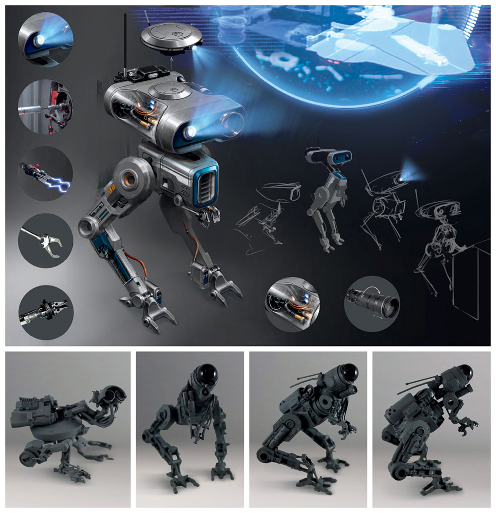 BD-1 Ideation Art from Star Wars Jedi: Fallen Order