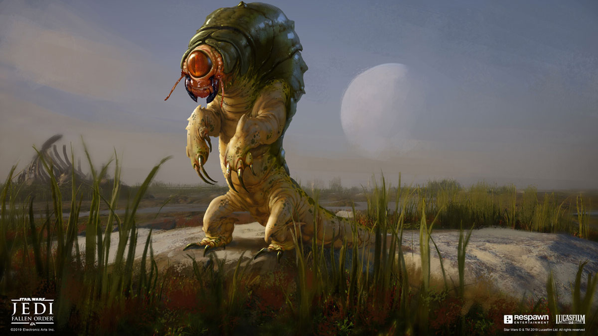 Bogano Fodder Art from Star Wars Jedi: Fallen Order
