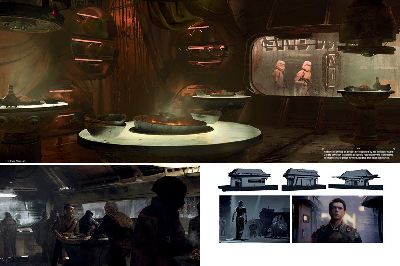 Bracca Food and Lodging Art from Star Wars Jedi: Fallen Order