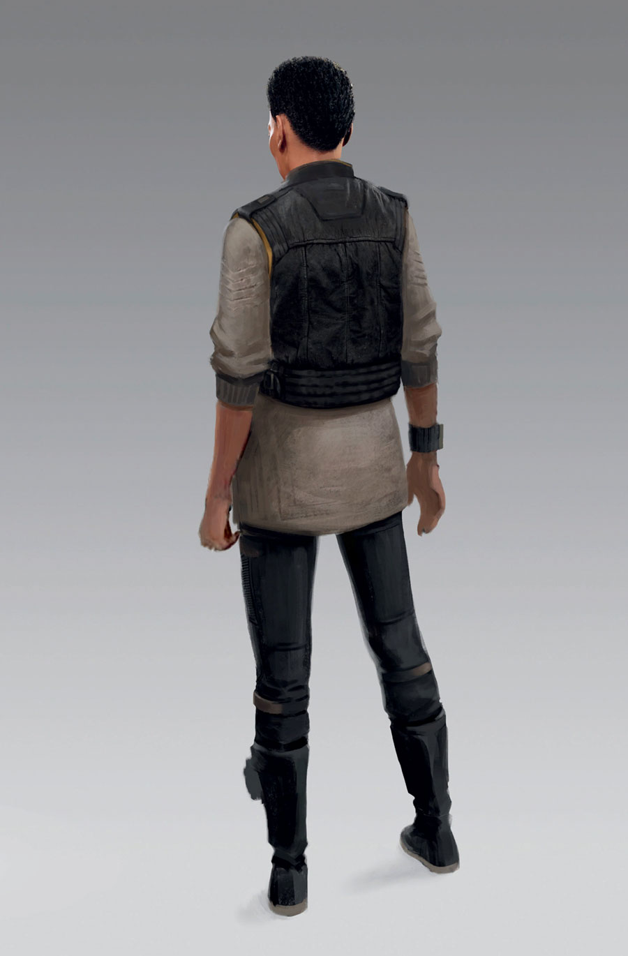 Cere Junda Backside Art from Star Wars Jedi: Fallen Order