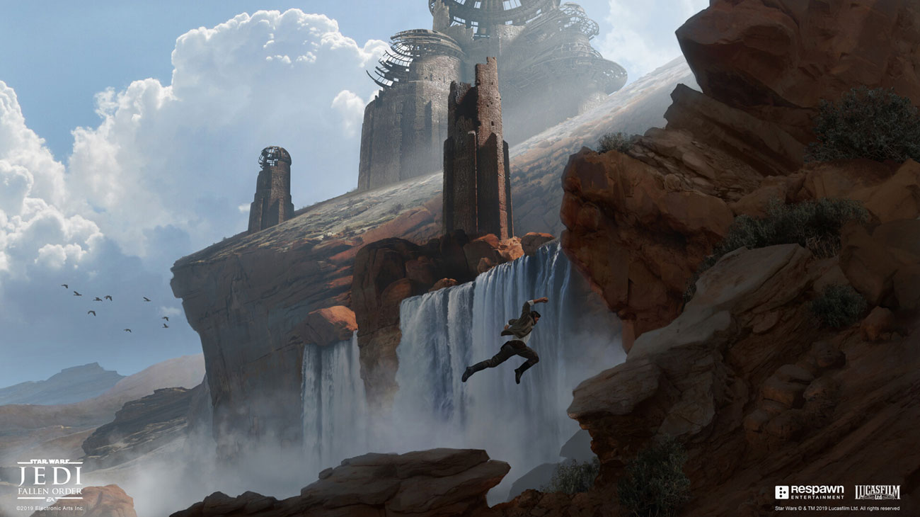 Exploration Concept Art from Star Wars Jedi: Fallen Order