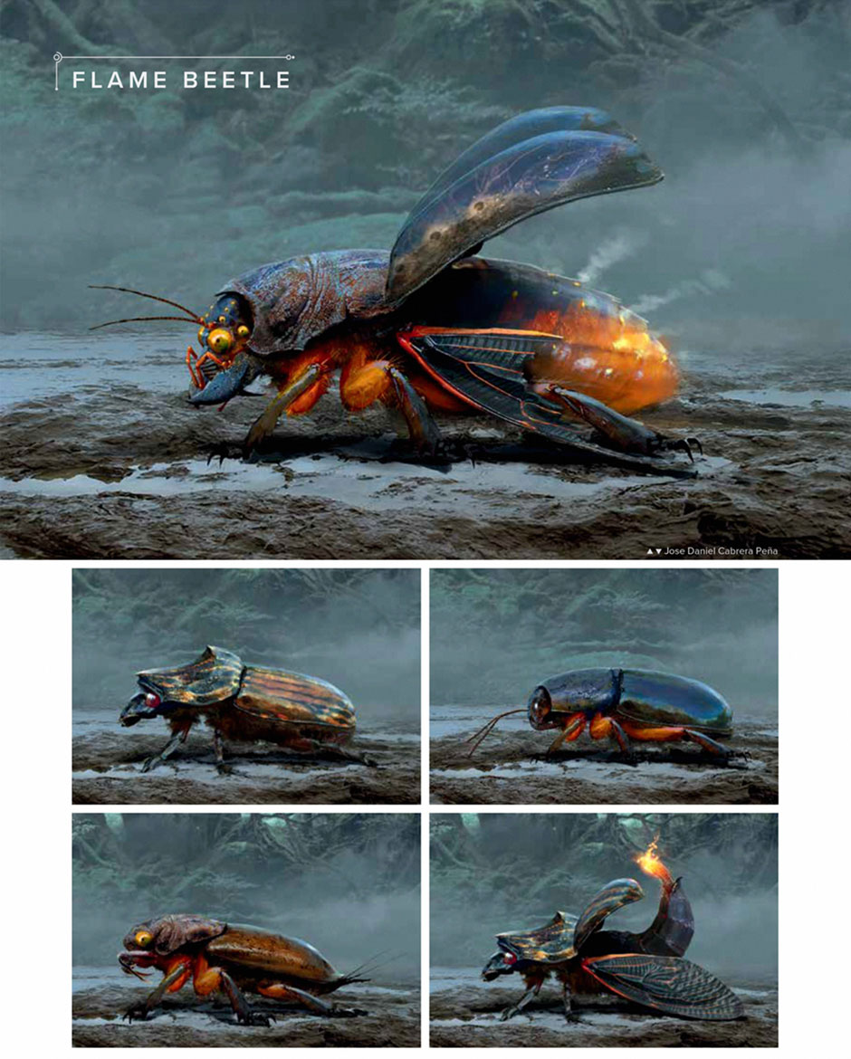 Flame Beetle Art from Star Wars Jedi: Fallen Order