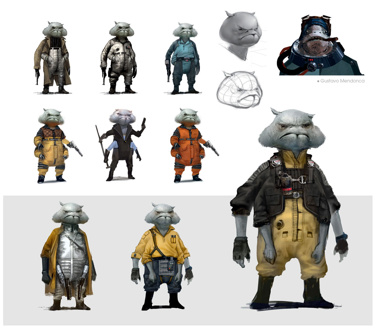 Greez Dritus Concept Art from Star Wars Jedi: Fallen Order