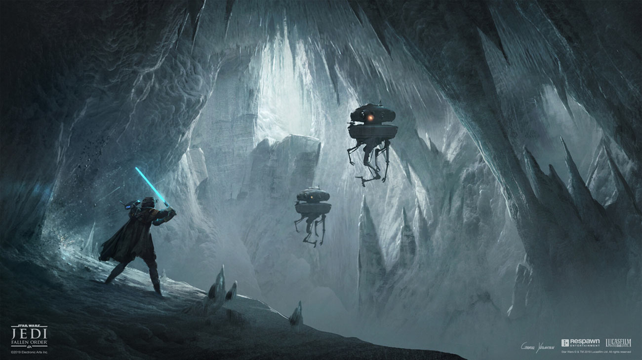 Ilum Jedi Temple Art from Star Wars Jedi: Fallen Order
