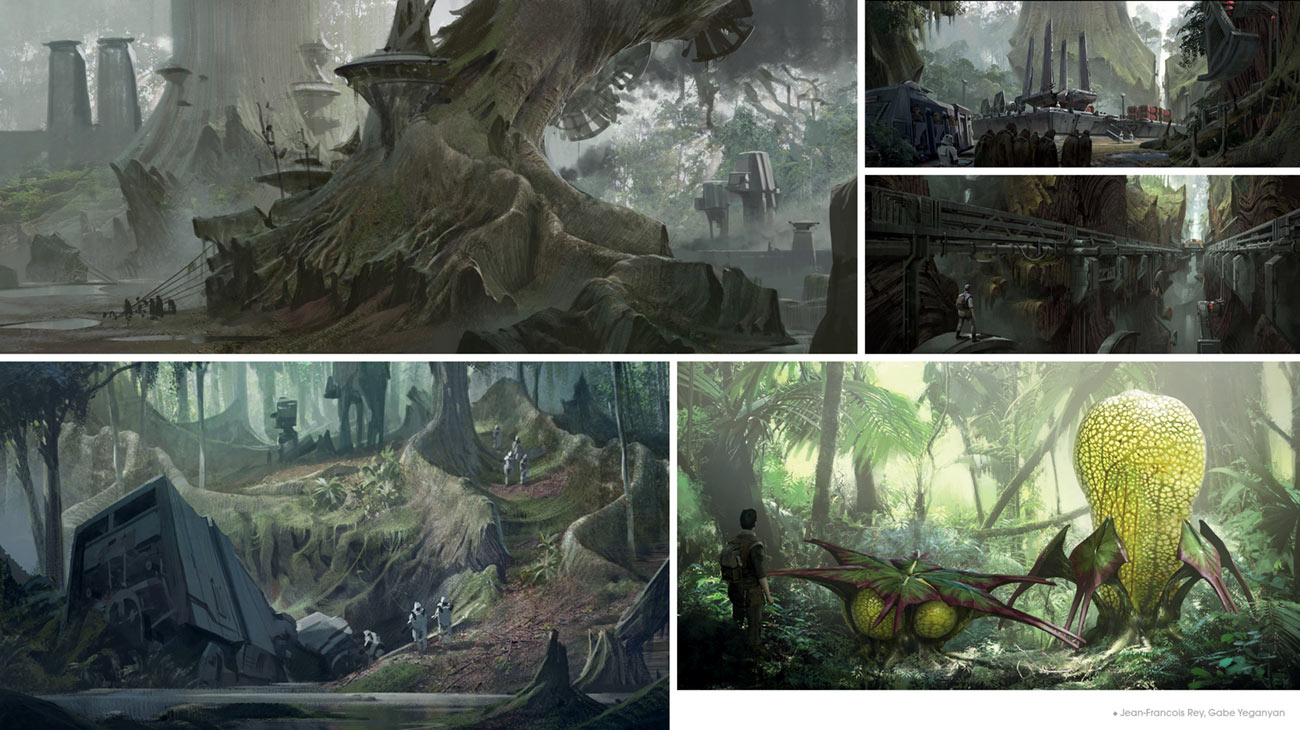 Kashyyyk Environments Art from Star Wars Jedi: Fallen Order
