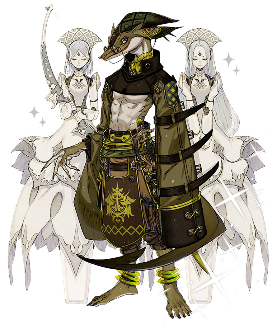 Guardian Bur'nard DNA Art from Terra Battle 2