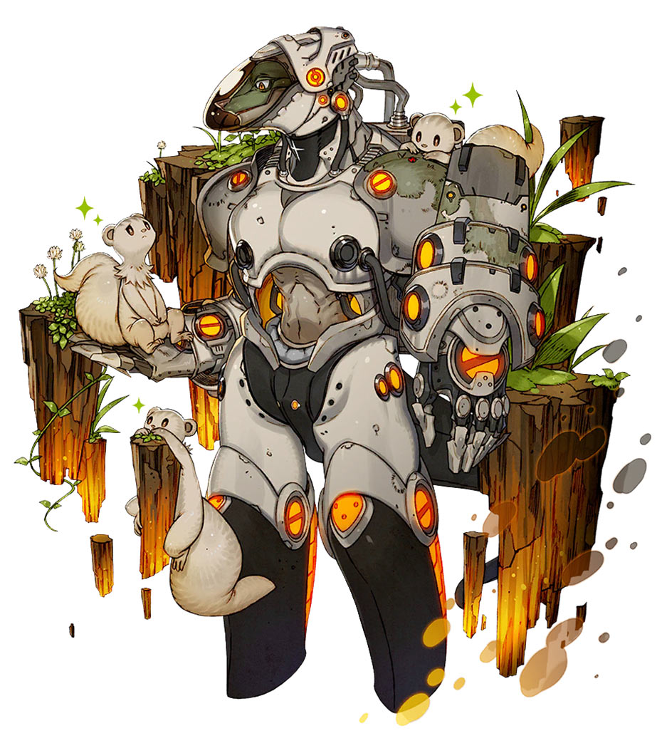 Guardian Gun'ford DNA Art from Terra Battle 2
