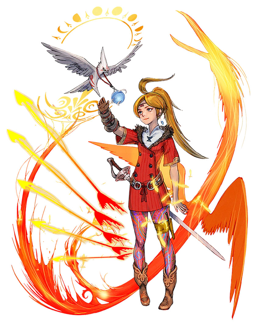 Guardian Hawke Art from Terra Battle 2