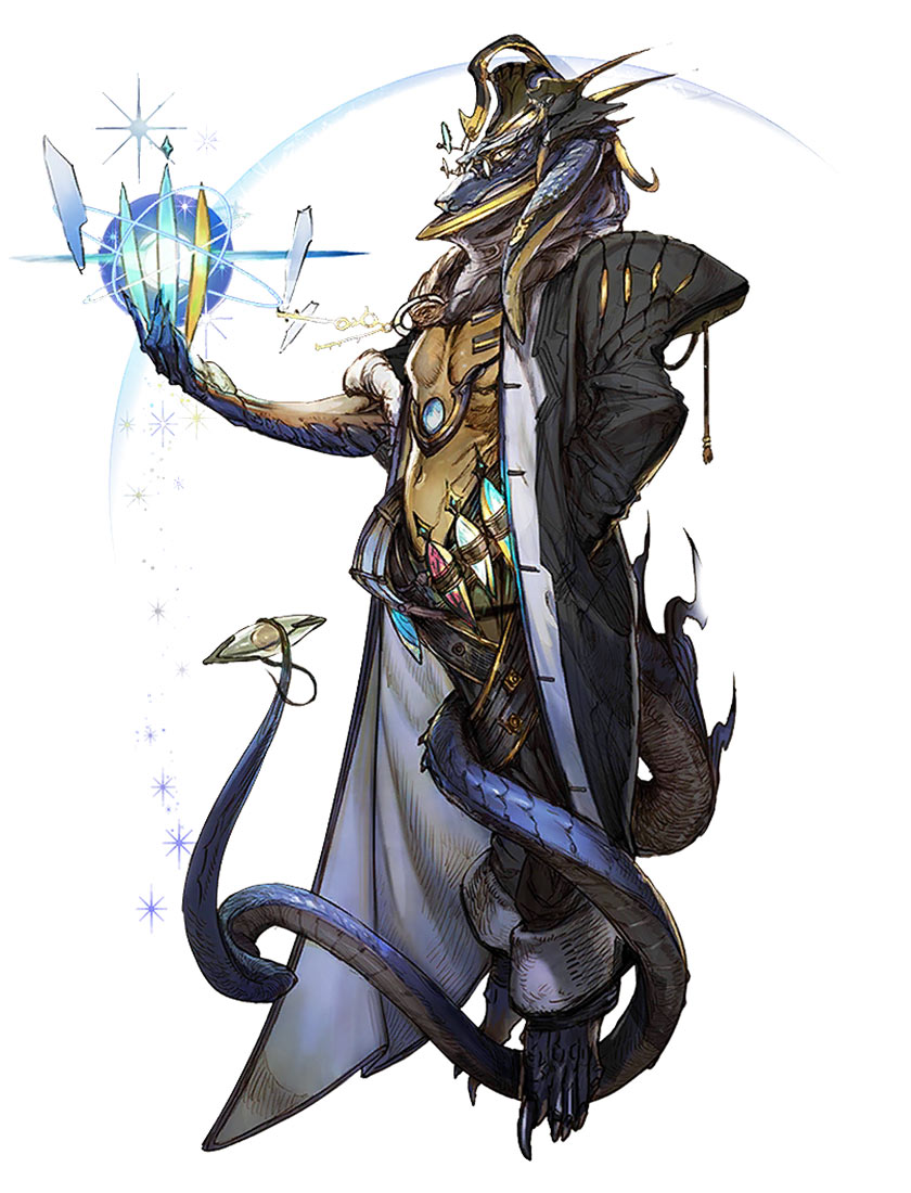 Guardian Hime'nald RNA Art from Terra Battle 2