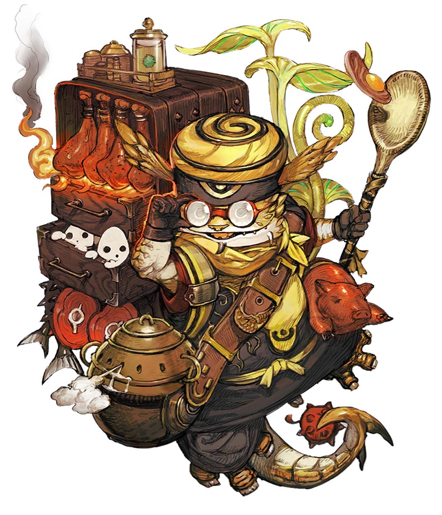 Guardian Kutah'von RNA Art from Terra Battle 2
