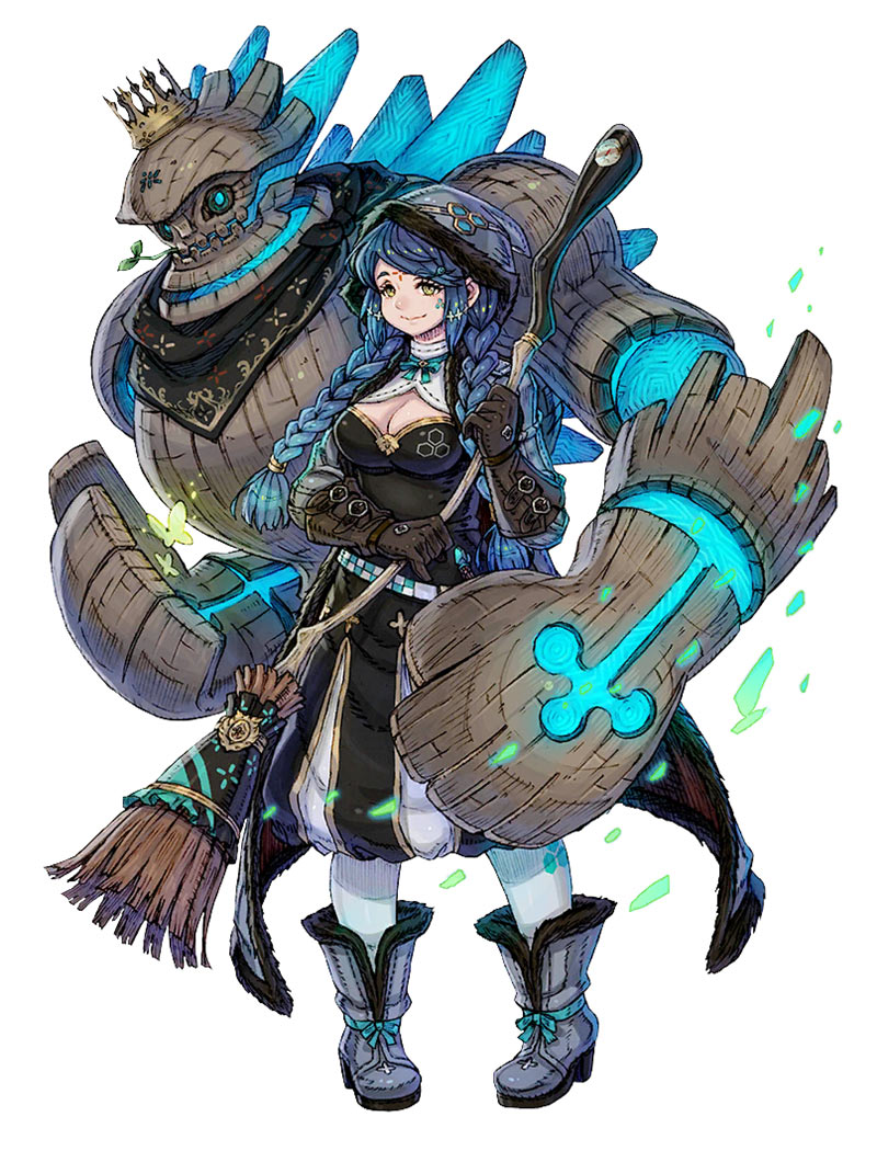Guardian Meg Amath RNA Art from Terra Battle 2