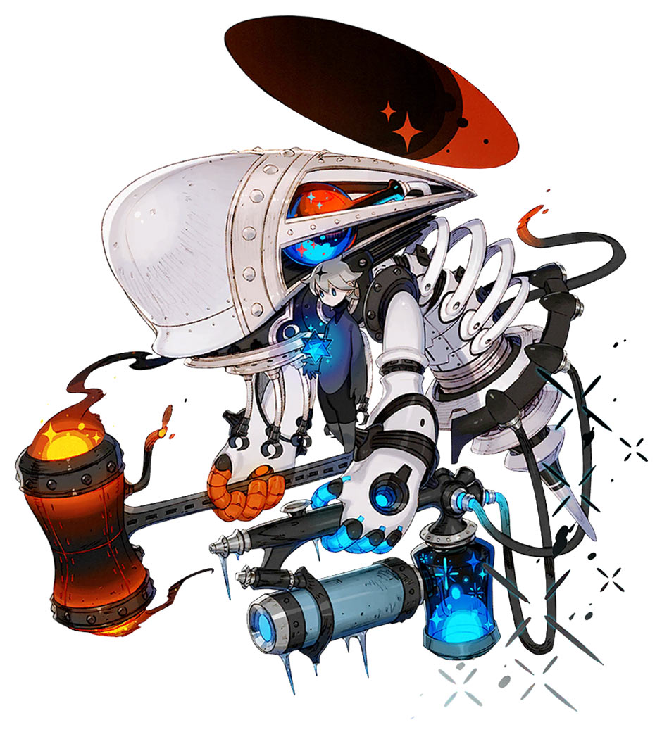 Guardian Met.r0n RNA Art from Terra Battle 2