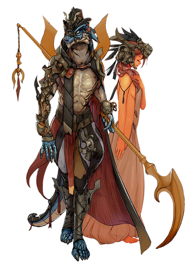 Guardian Pal'pal RNA Art from Terra Battle 2