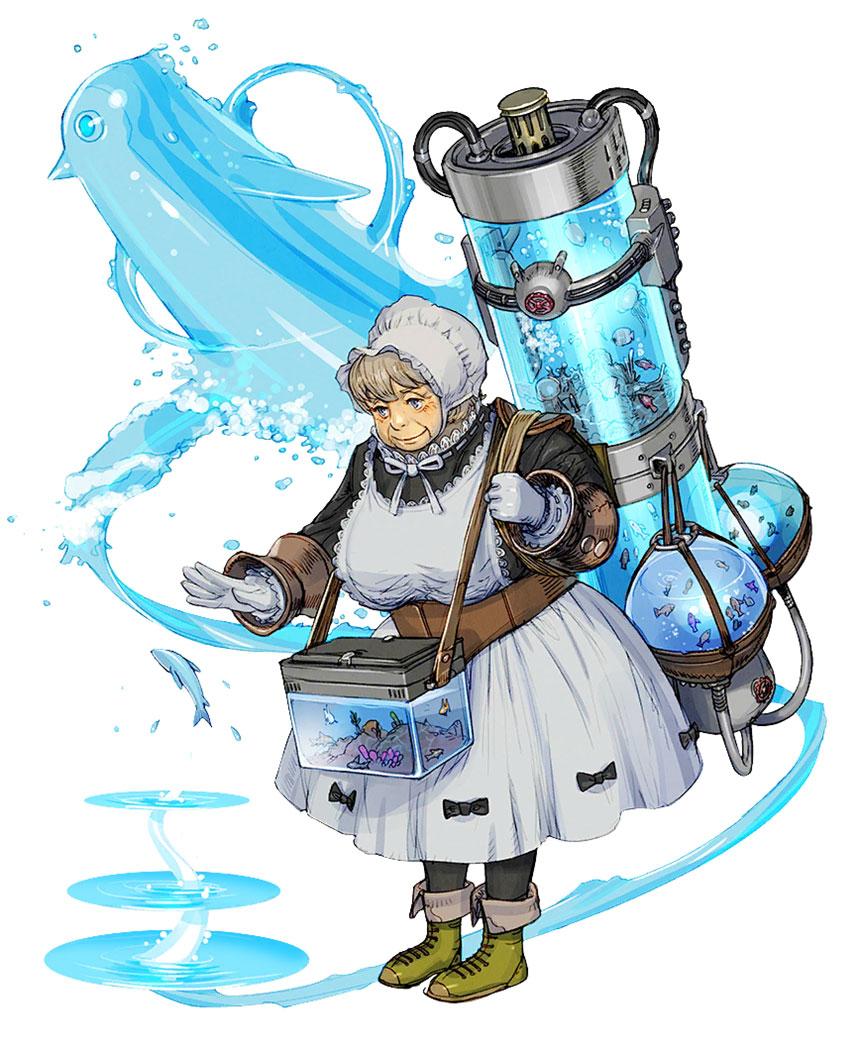 Guardian Pengu DNA Art from Terra Battle 2