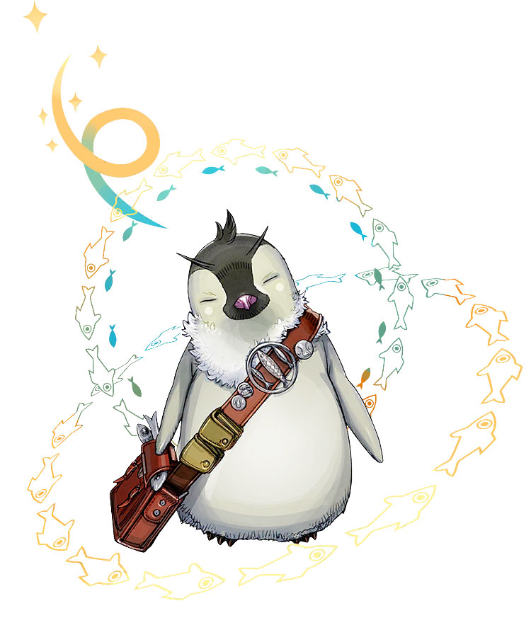 Guardian Pengu RNA Art from Terra Battle 2