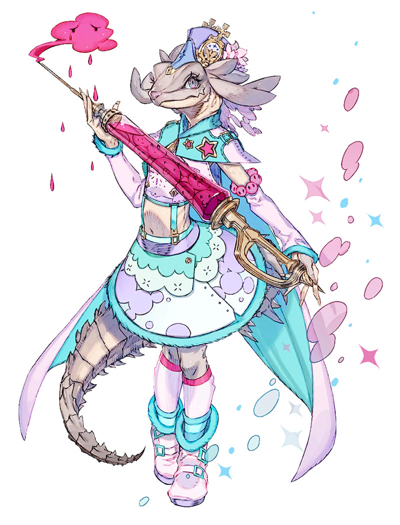 Guardian Po'lar RNA Art from Terra Battle 2