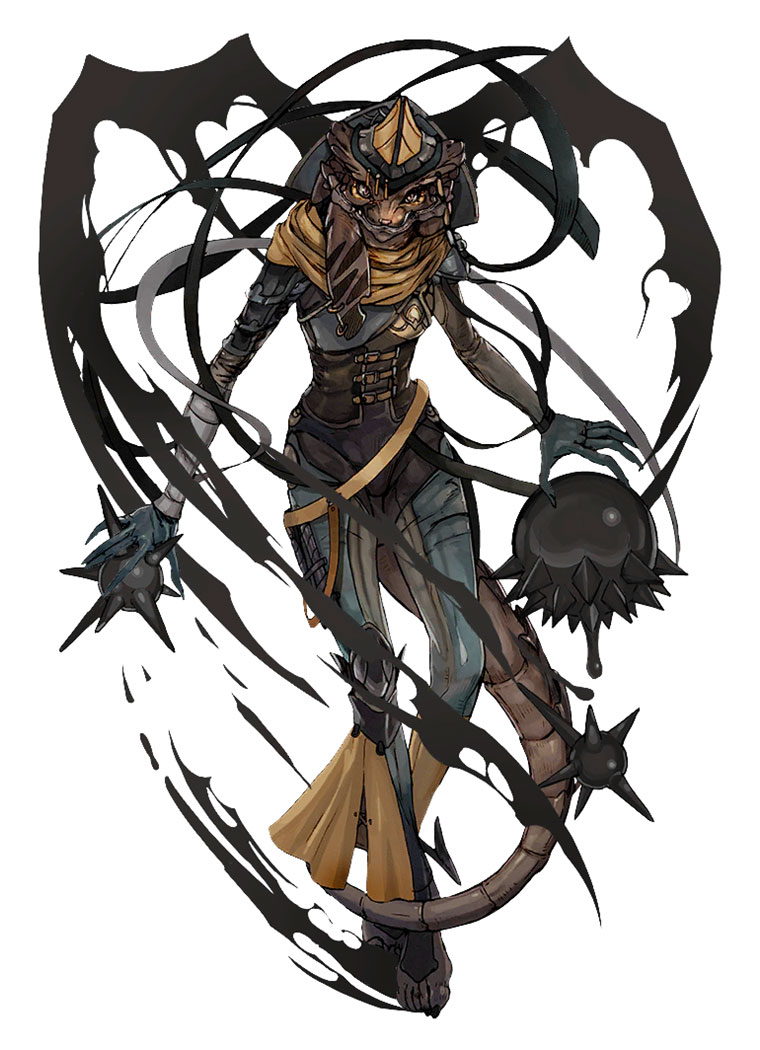 Guardian Poly'melas RNA Art from Terra Battle 2