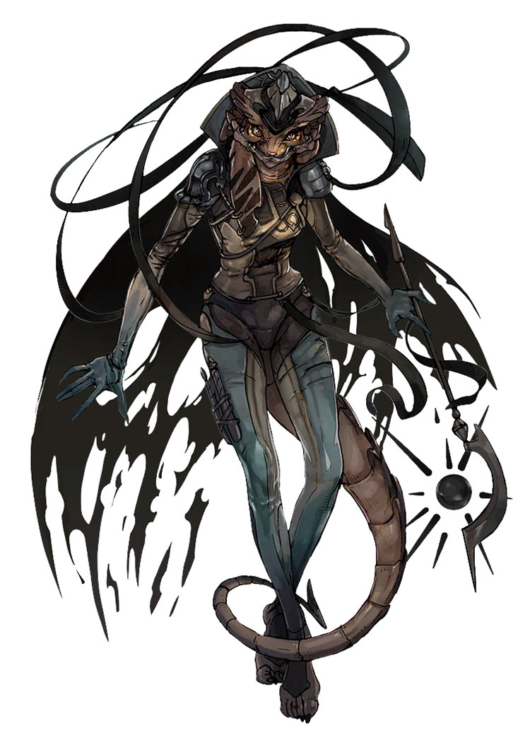 Guardian Poly'melas Art from Terra Battle 2