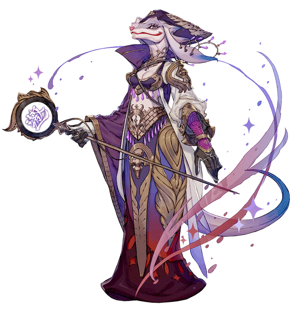 Guardian R'un DNA Art from Terra Battle 2