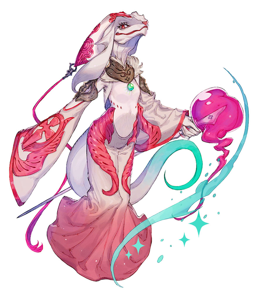 Guardian R'un RNA Art from Terra Battle 2