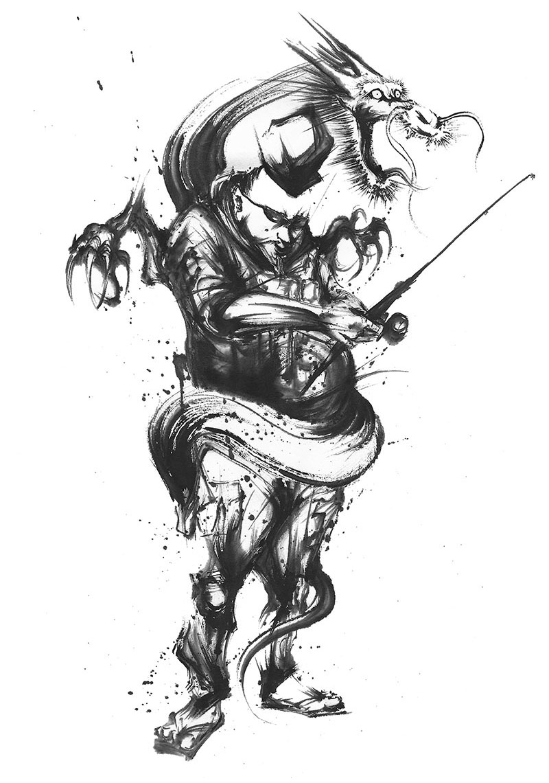 Guardian Ryujin DNA Art from Terra Battle 2