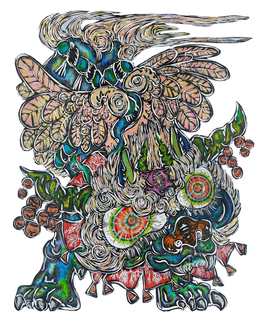 Guardian Unjishi RNA Art from Terra Battle 2