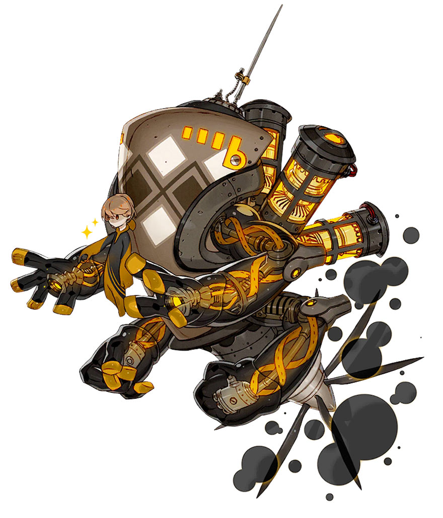 Guardian Valut.r0n RNA Art from Terra Battle 2