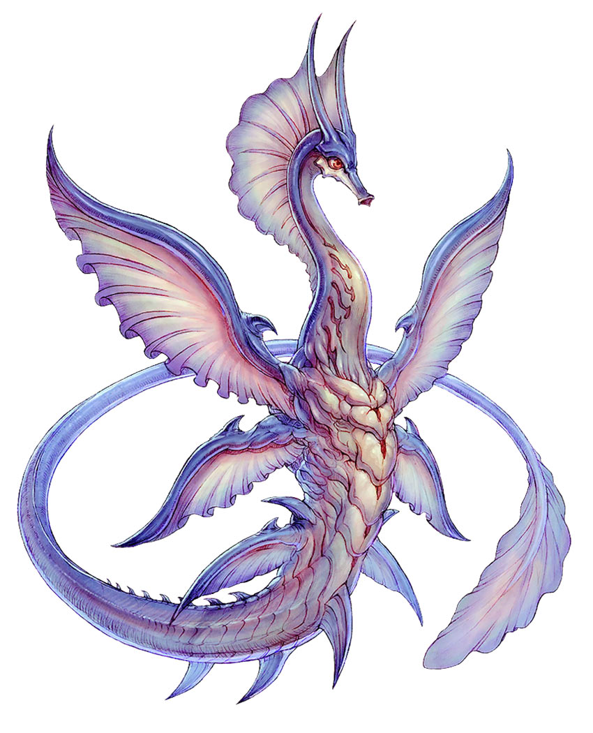 Guardian Water Dragon Art from Terra Battle 2