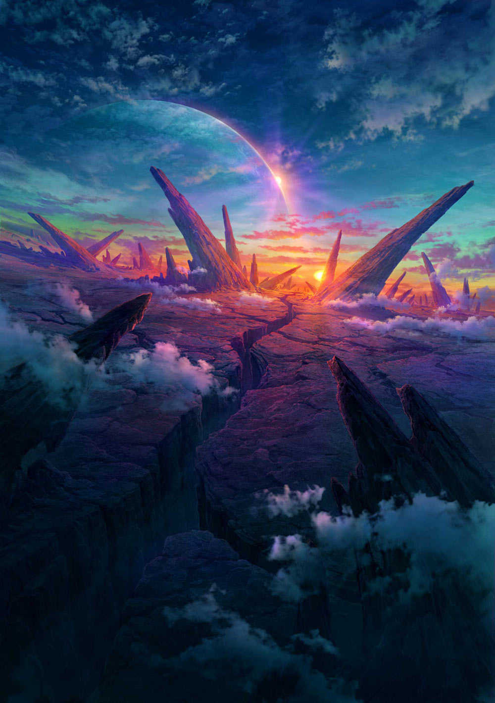 Main Background Art from Terra Battle 2