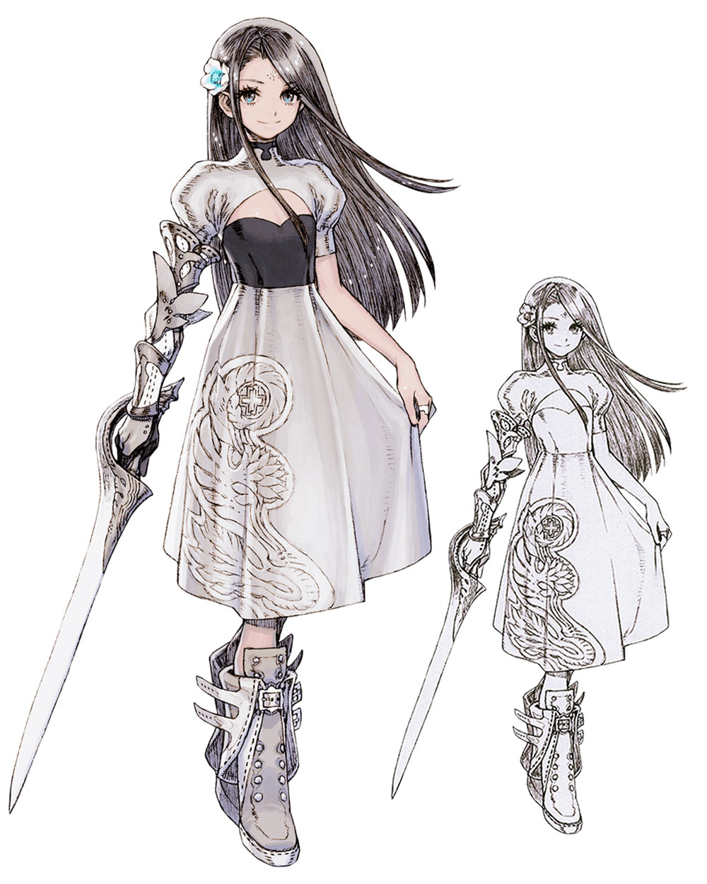 Sarah Character Art from Terra Battle 2