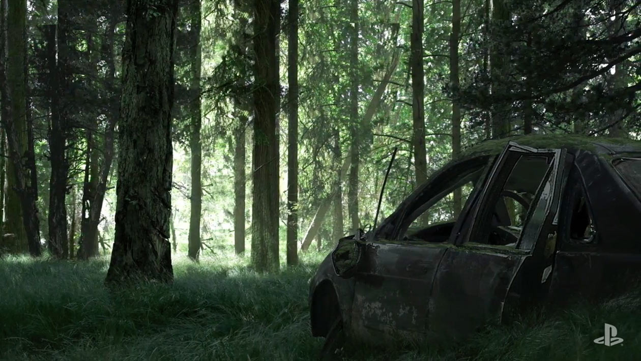 Abandoned Car Art from The Last of Us Part II