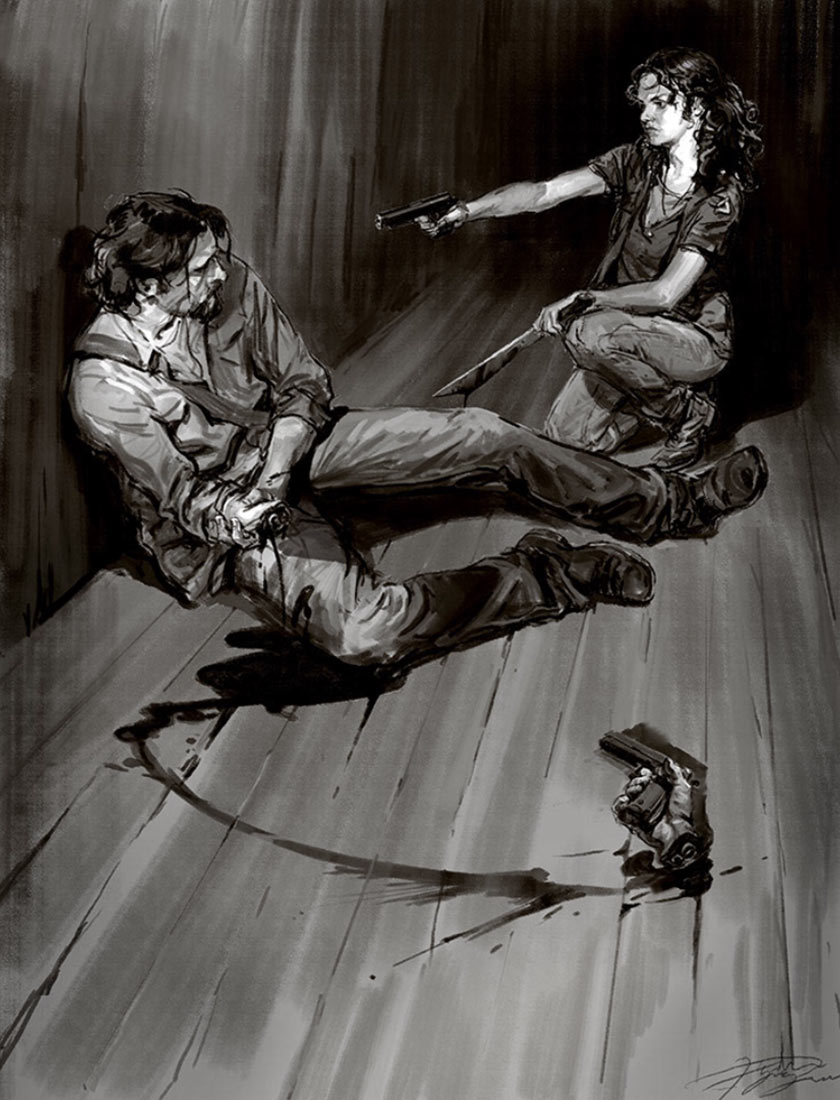 Abby and Joel Art from The Last of Us Part II