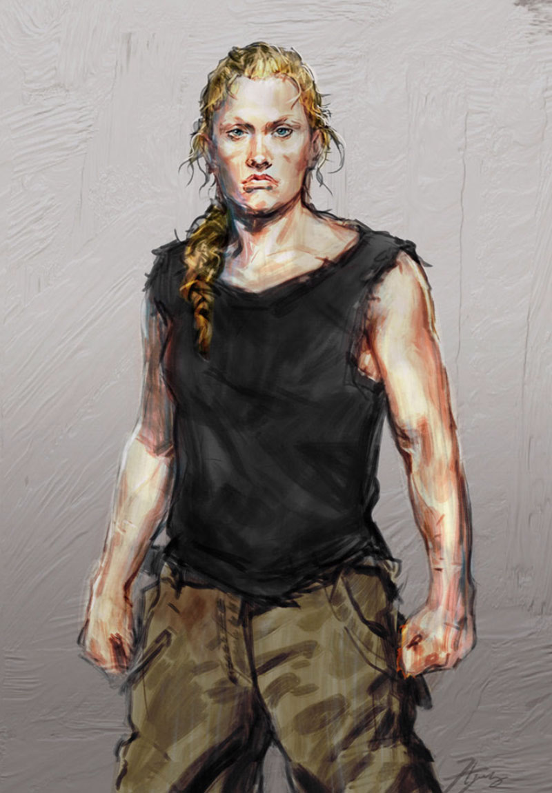 Abby Anderson Art from The Last of Us Part II
