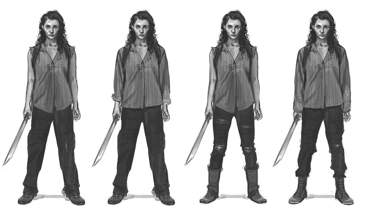 Abby Early Concept Art from The Last of Us Part II