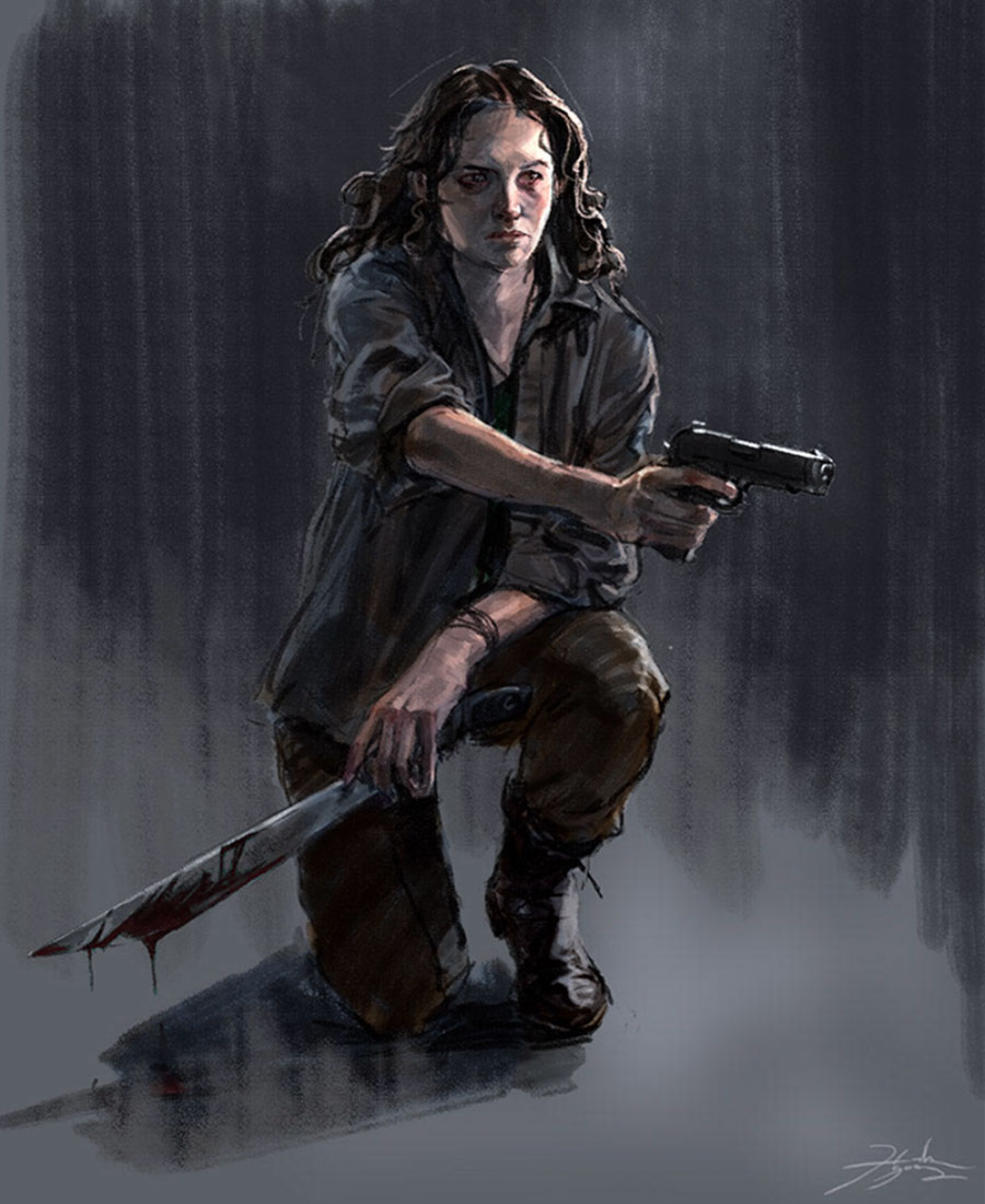 Abby Early Art from The Last of Us Part II