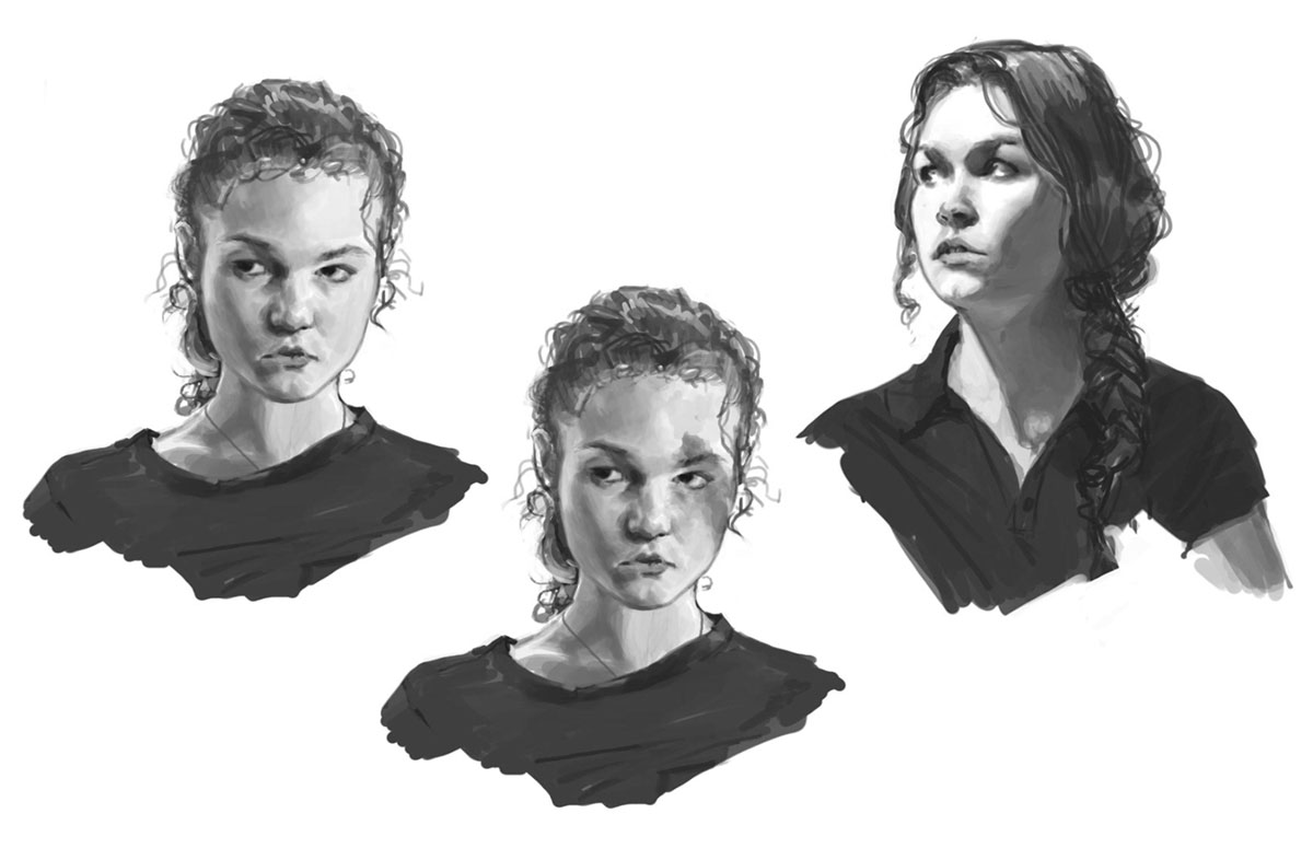 Abby Portraits Art from The Last of Us Part II