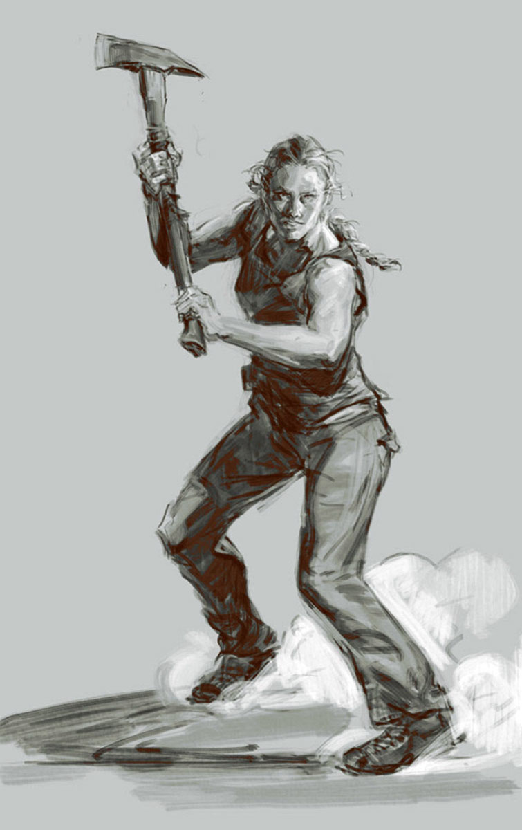 Abby Art from The Last of Us Part II