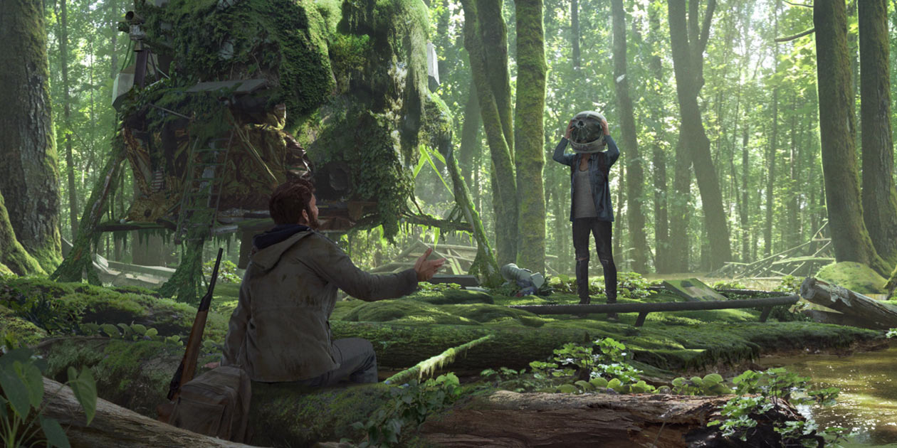 Astronaut Helmet Art from The Last of Us Part II