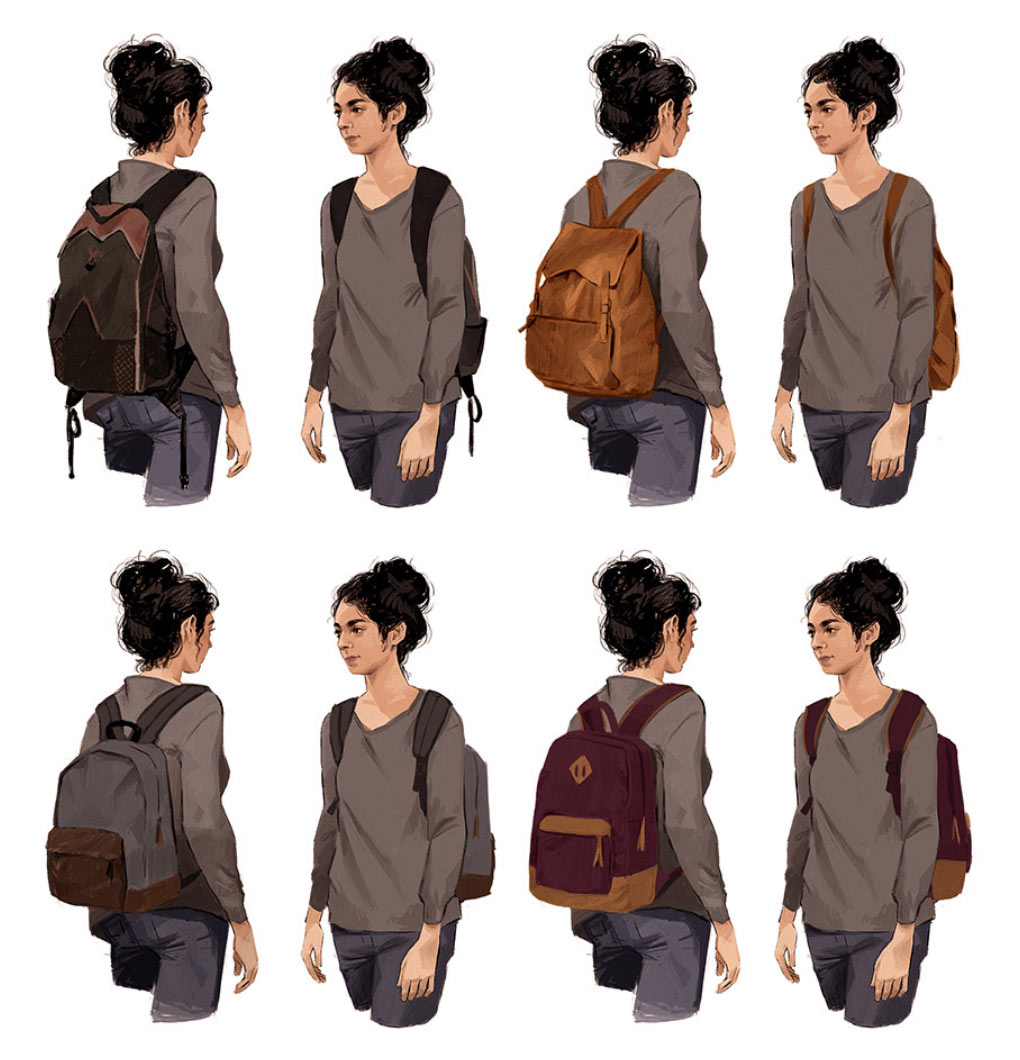 Dina's Backpack Art from The Last of Us Part II