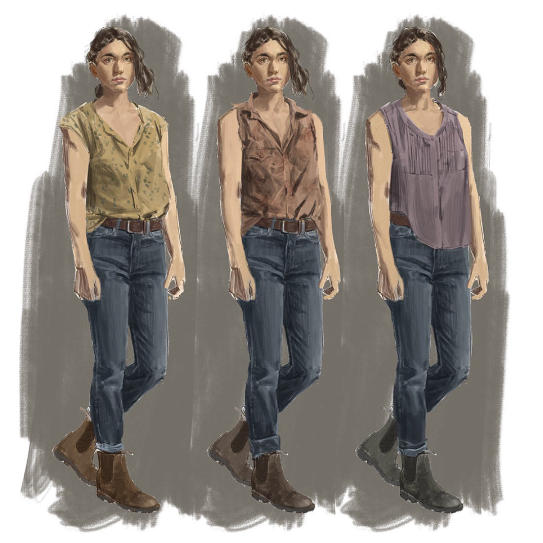 Dina's Clothing Art from The Last of Us Part II