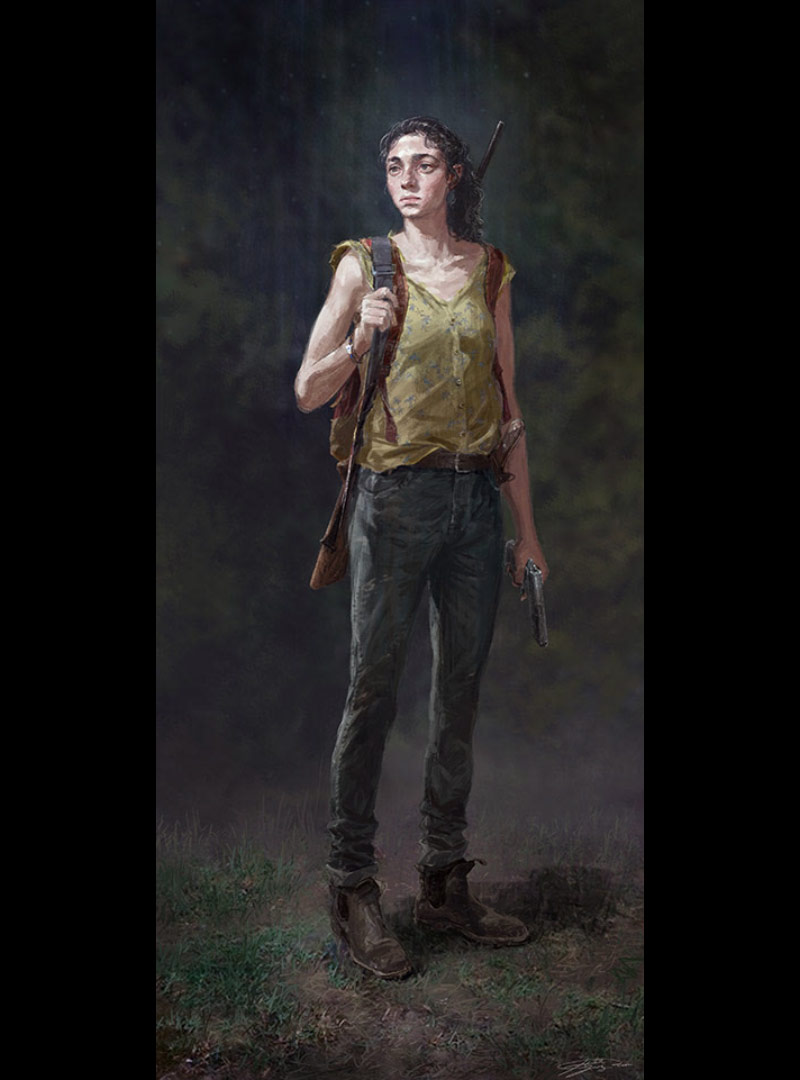 Dina Early Design from The Last of Us Part II